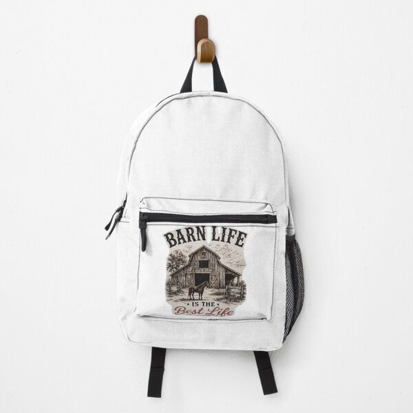 Item preview, Barn Life Is The Best Life – Rustic Farm & Horse Western Design designed and sold by QuarterHorseArt by Just my Studio.