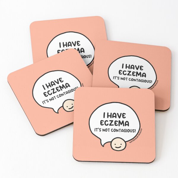 Item preview, I Have Eczema (It's Not Contagious!) Speech Bubble designed and sold by WCFreckles.