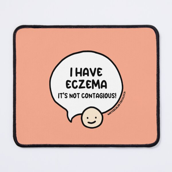 Item preview, I Have Eczema (It's Not Contagious!) Speech Bubble designed and sold by WCFreckles.