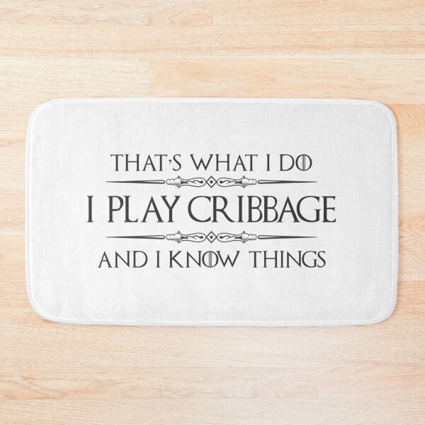 Item preview, Cribbage Player - I Play Cribbage and I Know Things Funny Gifts for Cribbage Players & Lovers of Games designed and sold by merkraht.