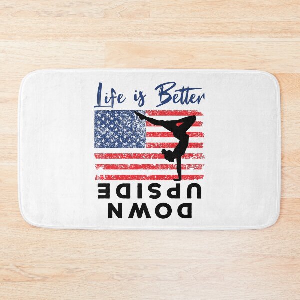 Item preview, Life Is Better Upside Down Gymnastics American Flag Patriotic designed and sold by jaygo.