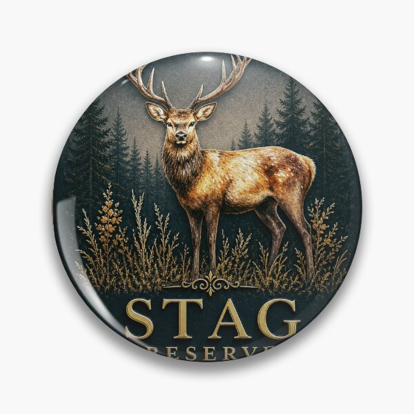 Item preview, Majestic Stag – Forest Deer, Vintage Wildlife Hunting Art designed and sold by TammyHunterArt.