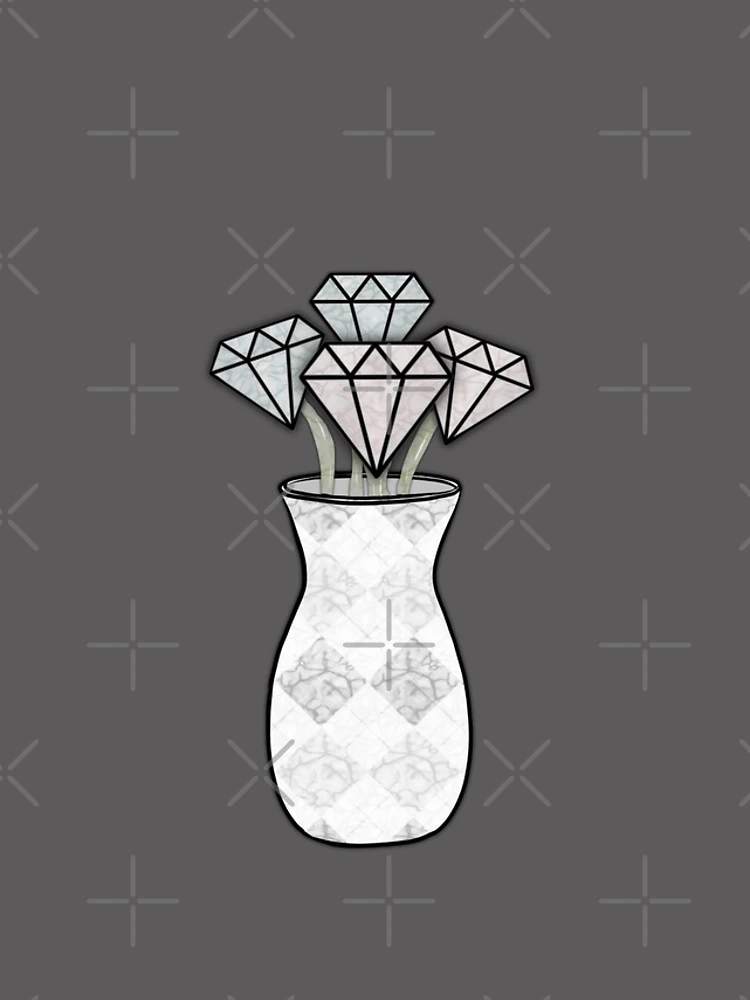 Thumbnail 4 of 4, iPhone Case, Diamond Roses designed and sold by mnrl.