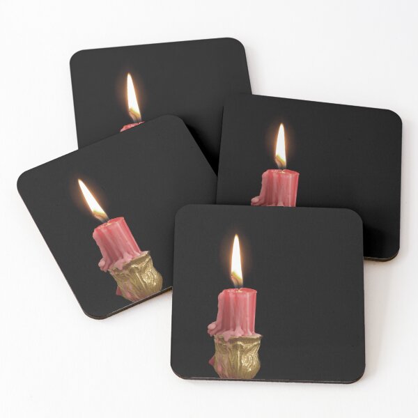 Item preview, Red candle on black designed and sold by AsahiNoAme.