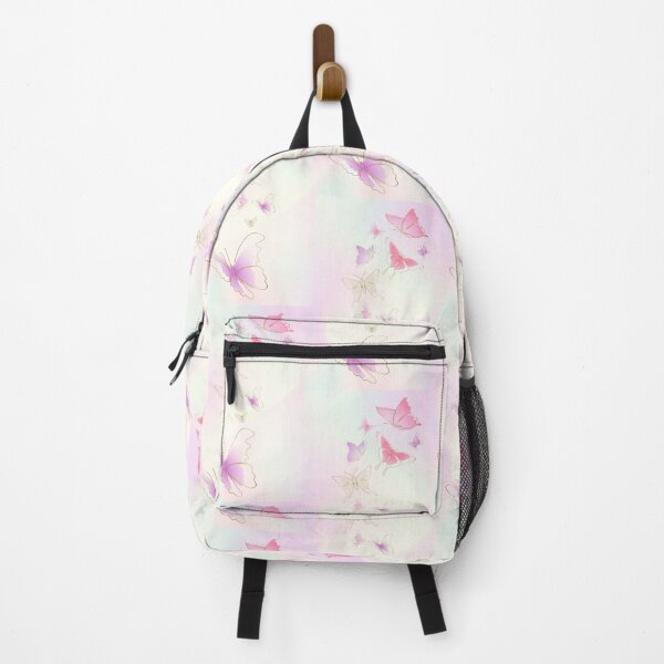 Item preview, Pastel Butterfly Aesthetic Wallpaper | Soft Pink Minimal Butterfly Art designed and sold by PixelVibe Art.
