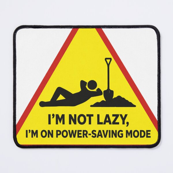 Item preview, LAZY man designed and sold by ThreadedMagic.