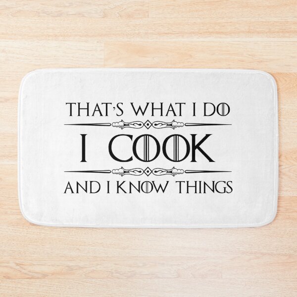 Item preview, I Cook and I Know Things Funny Gift Ideas for Cooking Foodie Chef and Cooks in the Kitchen designed and sold by merkraht.