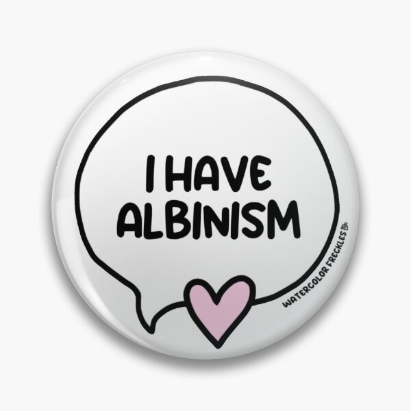 Item preview, I Have Albinism Speech Bubble designed and sold by WCFreckles.