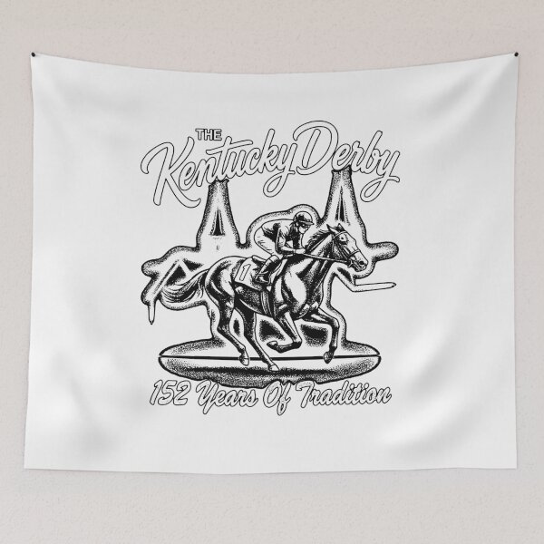 Item preview,  Kentucky Derby Horse Racing Neon Retro 152 Years Tradition Jockey designed and sold by graphixpolash.