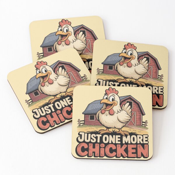 Item preview, Just One More Chicken designed and sold by 123ks.