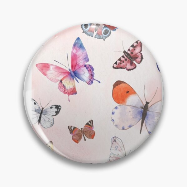 Item preview, Watercolor Butterfly Aesthetic Wallpaper | Colorful Butterfly Art Background designed and sold by PixelVibe Art.