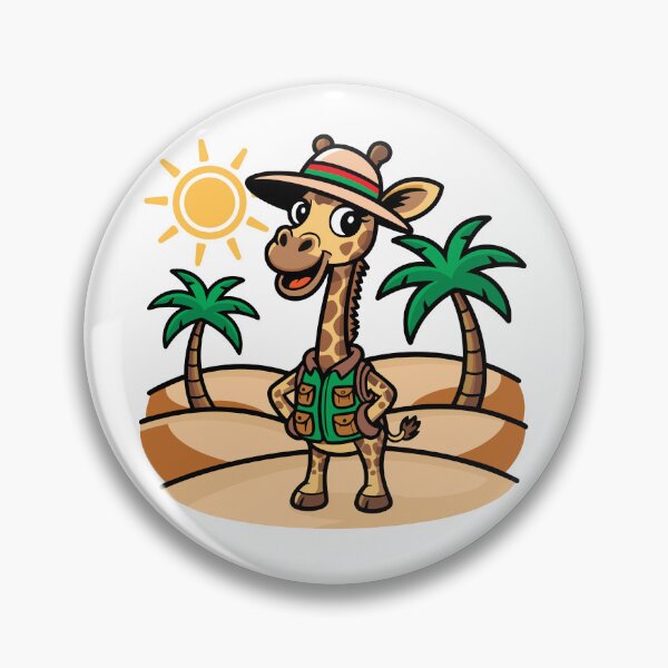 Artikelvorschau, Fröhliche Giraffe – Niedliche und heitere Tierillustration entworfen und verkauft von DoraTora.
