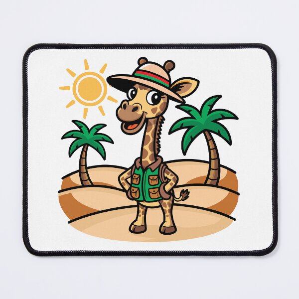 Artikelvorschau, Fröhliche Giraffe – Niedliche und heitere Tierillustration entworfen und verkauft von DoraTora.