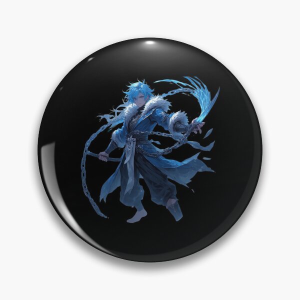Item preview, Ice Phantom Ronin - Glowing Blue  designed and sold by Radhestore.