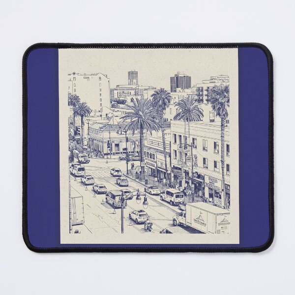 Item preview, Barcelona Spain Vintage City Street Life Line Art Poster designed and sold by Sorcend.