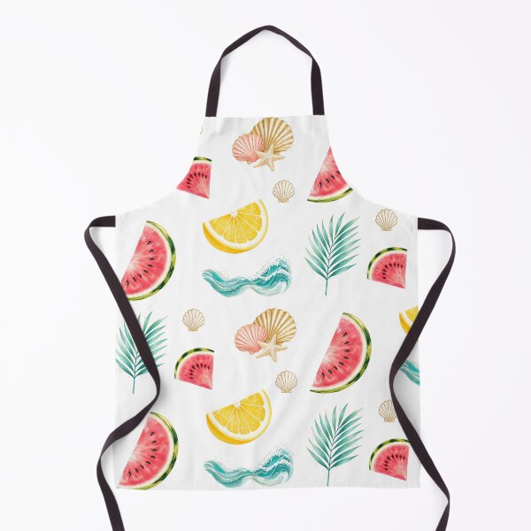 Item preview, Watermelon Lemon Seashell Summer Beach Watercolor designed and sold by VikArt7.