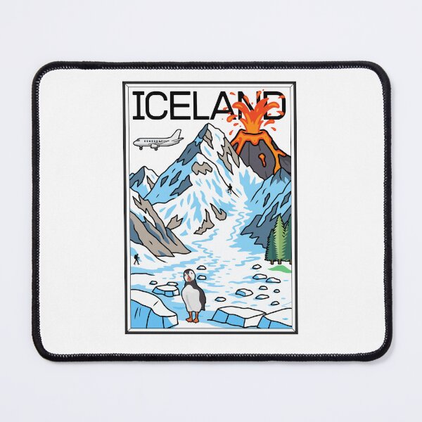 Item preview, Iceland - Iceland Stamp - Funny gifts for Iceland enthusiasts designed and sold by iX-Physio.