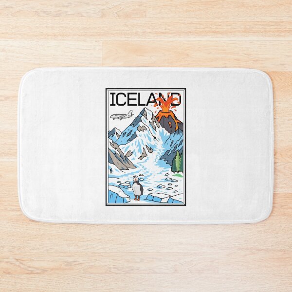 Item preview, Iceland - Iceland Stamp - Funny gifts for Iceland enthusiasts designed and sold by iX-Physio.