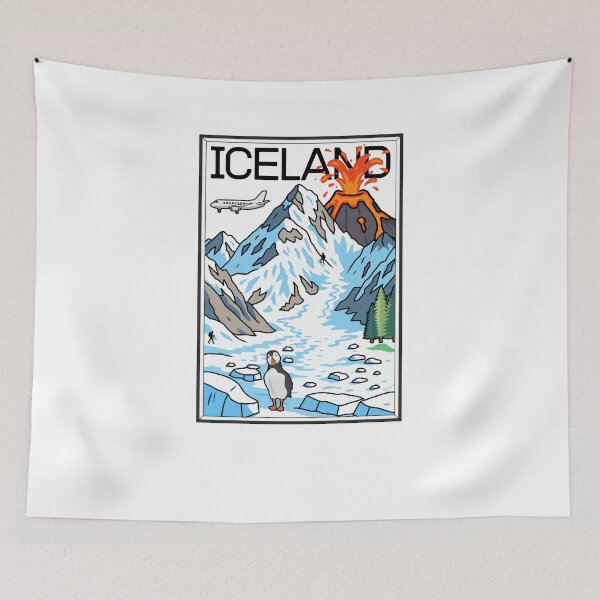 Item preview, Iceland - Iceland Stamp - Funny gifts for Iceland enthusiasts designed and sold by iX-Physio.