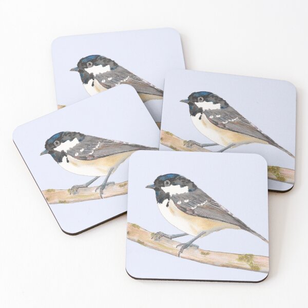 Item preview, Coal Tit (watercolour) designed and sold by Sarah Addy.