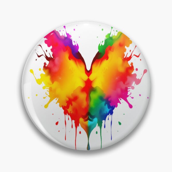 Item preview, Colorful Butterfly Paint Splash Abstract Art designed and sold by MondeMade.