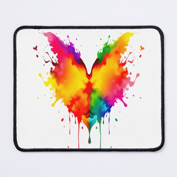 Item preview, Colorful Butterfly Paint Splash Abstract Art designed and sold by MondeMade.