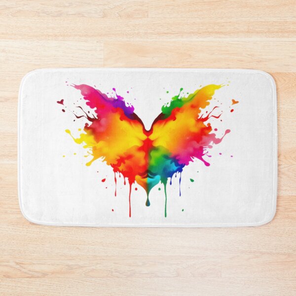 Item preview, Colorful Butterfly Paint Splash Abstract Art designed and sold by MondeMade.