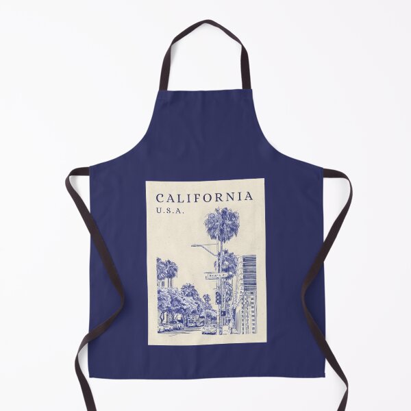 Item preview, California USA Beverly Hills Drive Vintage Line Art Poster designed and sold by Sorcend.