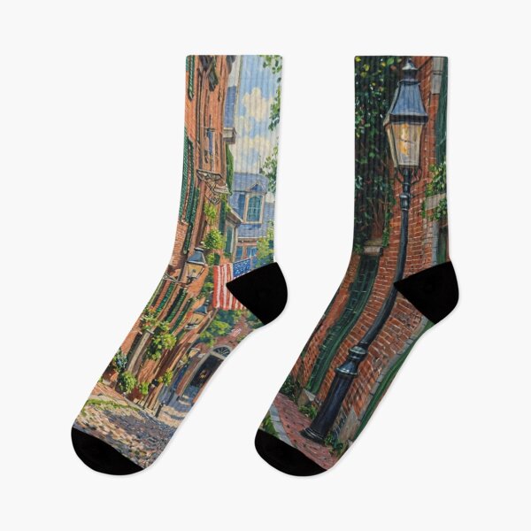 Item preview, Acorn Street, Boston, Massachusetts designed and sold by sid1802.