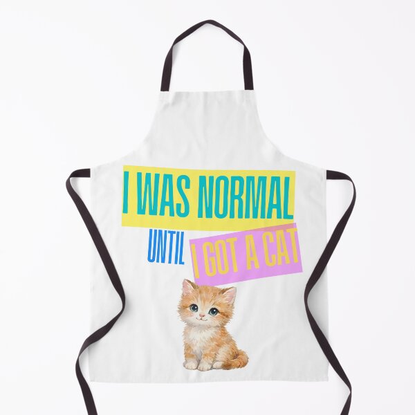 Item preview, I Was Normal Until I Got a Cat Funny Cat Lover Gift T-Shirt designed and sold by wecrea.