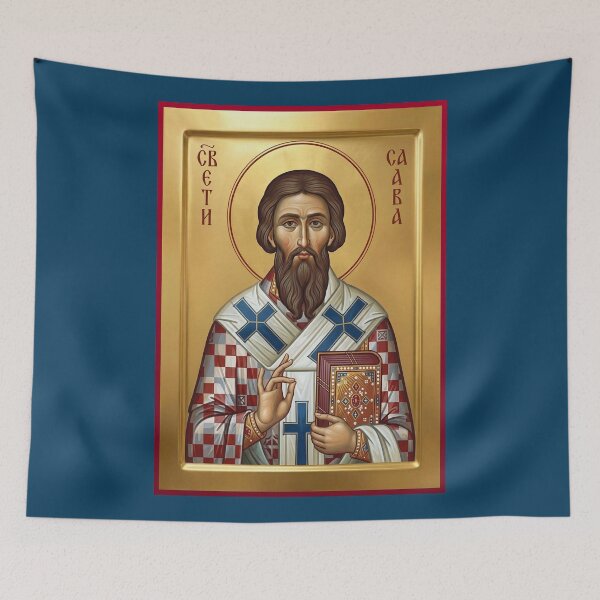 Item preview, Saint Sava Orthodox icon,Sveti Sava Pravoslavna ikona 10 designed and sold by ikonesrb.