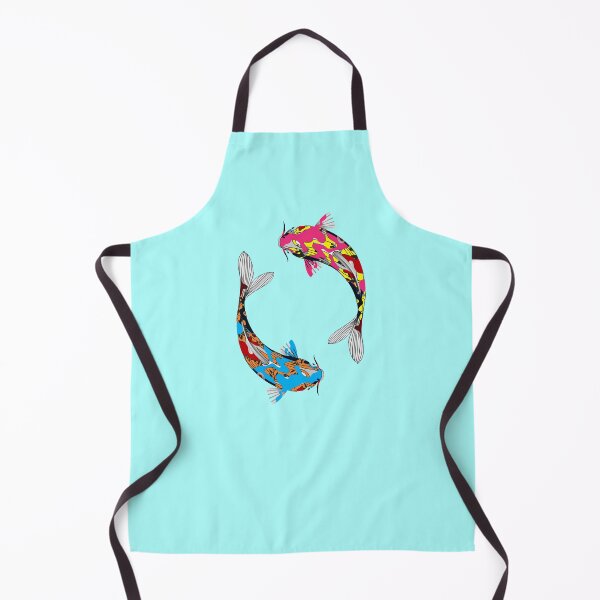 Item preview, colorful Koi Fish Art designed and sold by Pikkalo.
