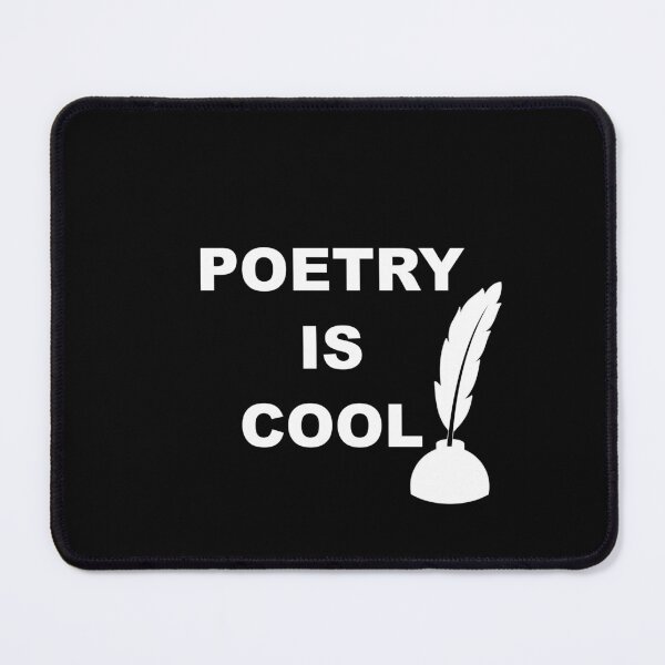 Item preview, Poetry is Cool - Block Letters - White designed and sold by ZepoPublishing.