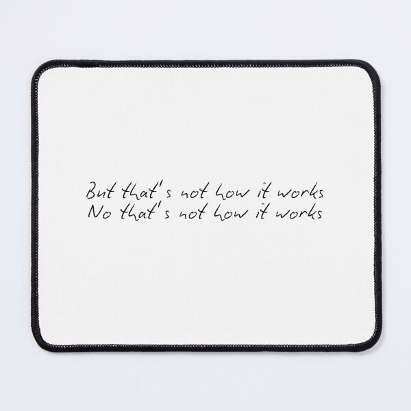 Item preview, YUNGBLUD Lyrics - Not how it works designed and sold by bruise+blush.