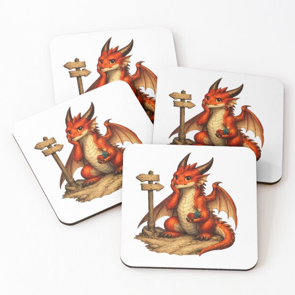 Artikelvorschau, Fantasy-Drachen-RPG-Liebhaber-Design entworfen und verkauft von Hatchling Hollow.