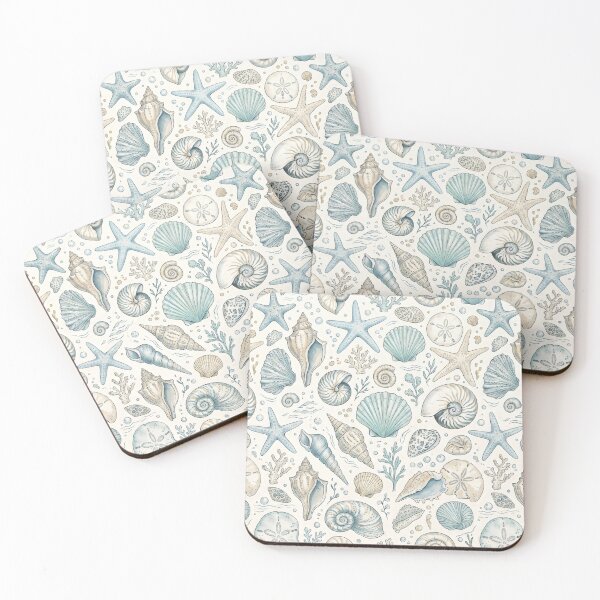 Item preview, Sea shell pattern. designed and sold by MyHappyArtShop.