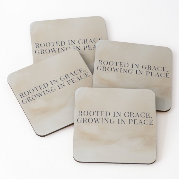 Item preview, Rooted In Grace, Growing In Peace designed and sold by WeAllFeltThat.