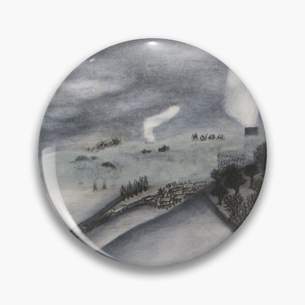 Item preview, Factory landscape in winter designed and sold by ElkeEntz.