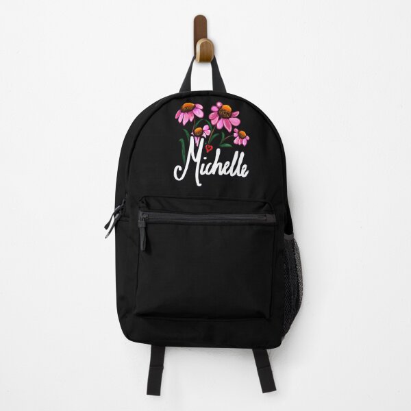 Item preview, Michelle popular girls first name in white with flowers. Personalized personalised customised name gift for girls women mother daughter grandmother teacher nurse Michelle designed and sold by Artonmytee.