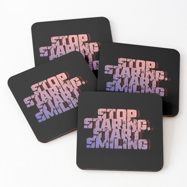 Item preview, Stop Staring Start Smiling - Streetwear Typography Art designed and sold by thazinart.