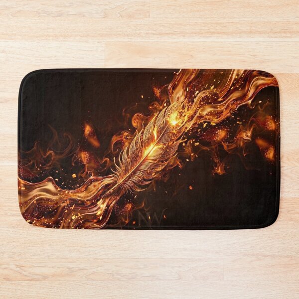 Item preview, Golden Phoenix Essence – Molten Liquid Luxury Art designed and sold by Nafas Wing.