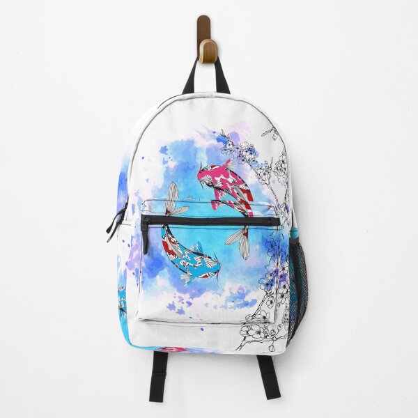 Item preview, Koi Fish Cherry Blossom Japanese nishikigoi Graphic Art designed and sold by Pikkalo.