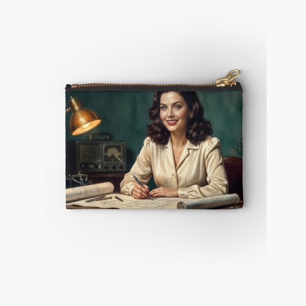 Item preview, Hedy Lamarr Inventor Portrait - Women in STEM Vintage Scientist Wall Art designed and sold by Device VN.
