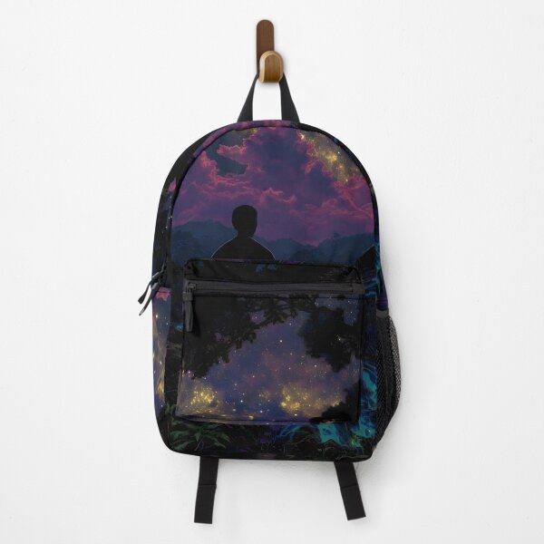 Item preview, Meditation Under Colorful Galaxy Sky designed and sold by Peac7e.