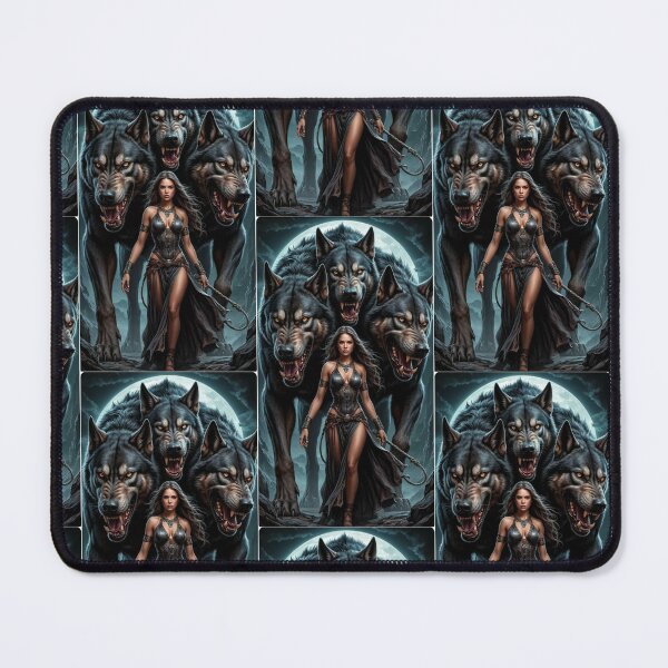 Item preview, Native American wolf warrior designed and sold by Joshuasanga76a.