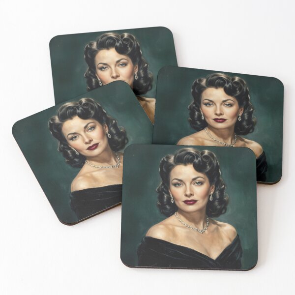 Item preview, Classic Hollywood Glamour Portrait - Vintage Movie Star Wall Art Print designed and sold by Device VN.