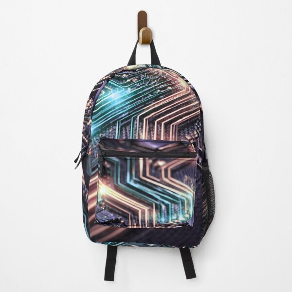 Item preview, Futuristic Circuit Board Neon Tech Glow designed and sold by IntelliMindDesigns.
