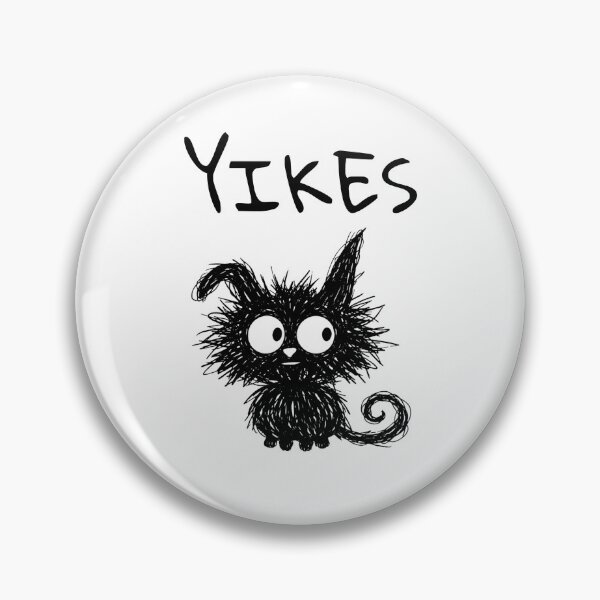 Artikelvorschau, Lustige schwarze Katze – Uff! | Doodle-Katzen-Meme entworfen und verkauft von moodiecatshop.