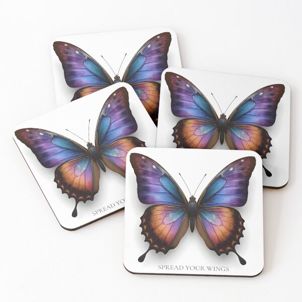 Item preview, Colorful Butterfly Spread Your Wings Motivational Design  designed and sold by Nanavibesshop.