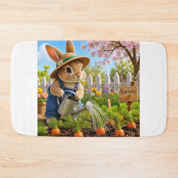 Item preview, the gardener bunny designed and sold by EdicionesJML.